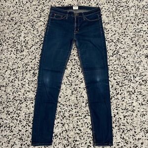 Hudson Jeans Nico Mid-Rise Super Skinny Blue Women's 28" Inseam Size 28